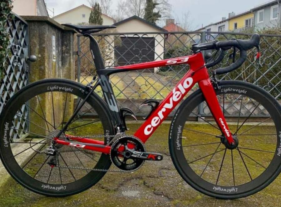 Mein Rennrad Cervélo S3 mit SRAM-Red-Ausstattung und Lightweight-Laufrädern – ein Traum mit 6,6 kg