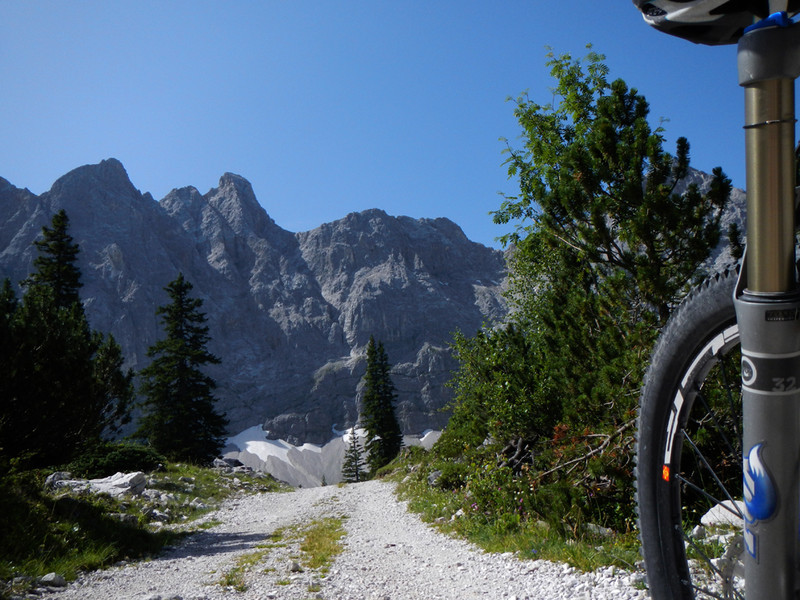 Kurz vor der Falkenhütte im Karwendel (Aug. 2013)