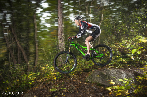 Trail nahe dem Gardasee im Oktober 2013
