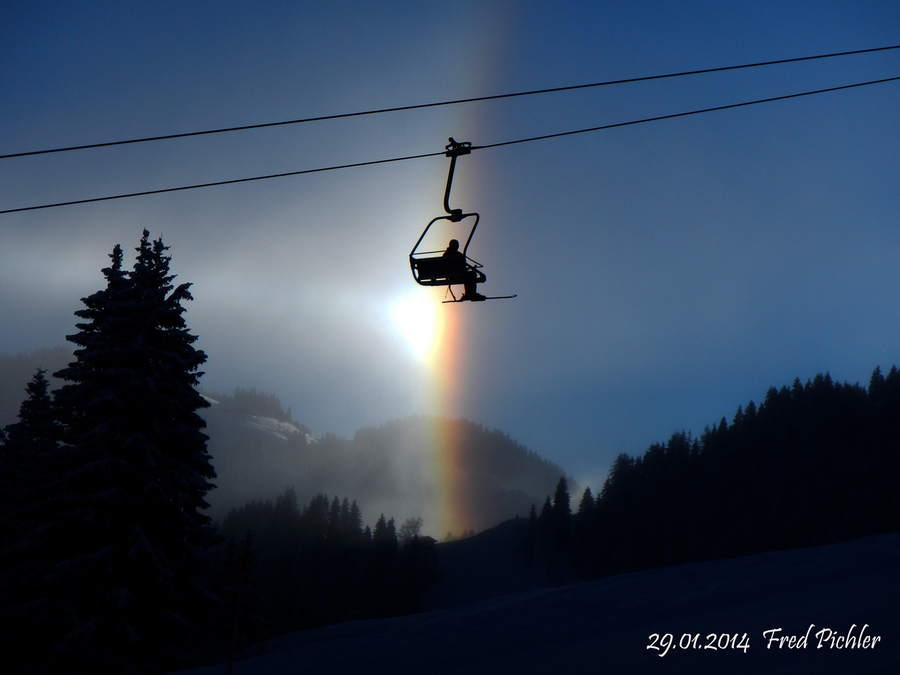 Winter 2014 in Söll, Österreich