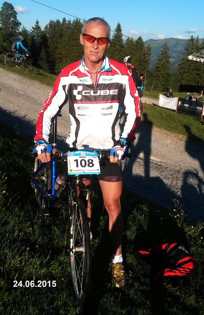 Internationaler Uphill in Brixen mit mehr als 400 Startern: 1. Platz in meiner Altersklasse (18 Teilnehmer) und Platz 102 in der Gesamtwertung