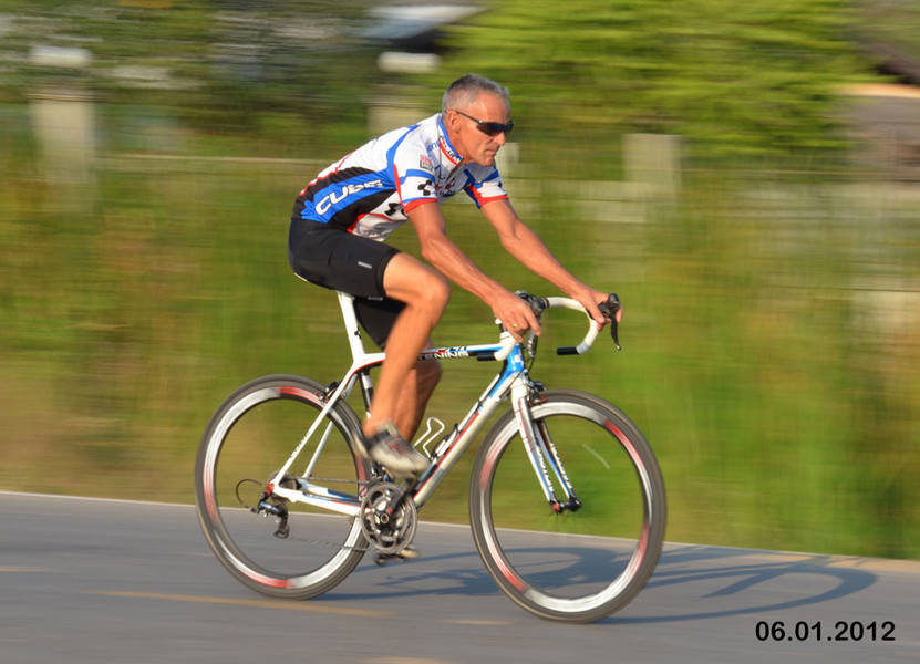 Unterwegs auf dem Rennrad
