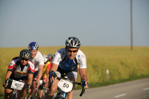 Führungsarbeit beim 24-Stunden-Rennen (524 km nonstop in 20 Stunden)